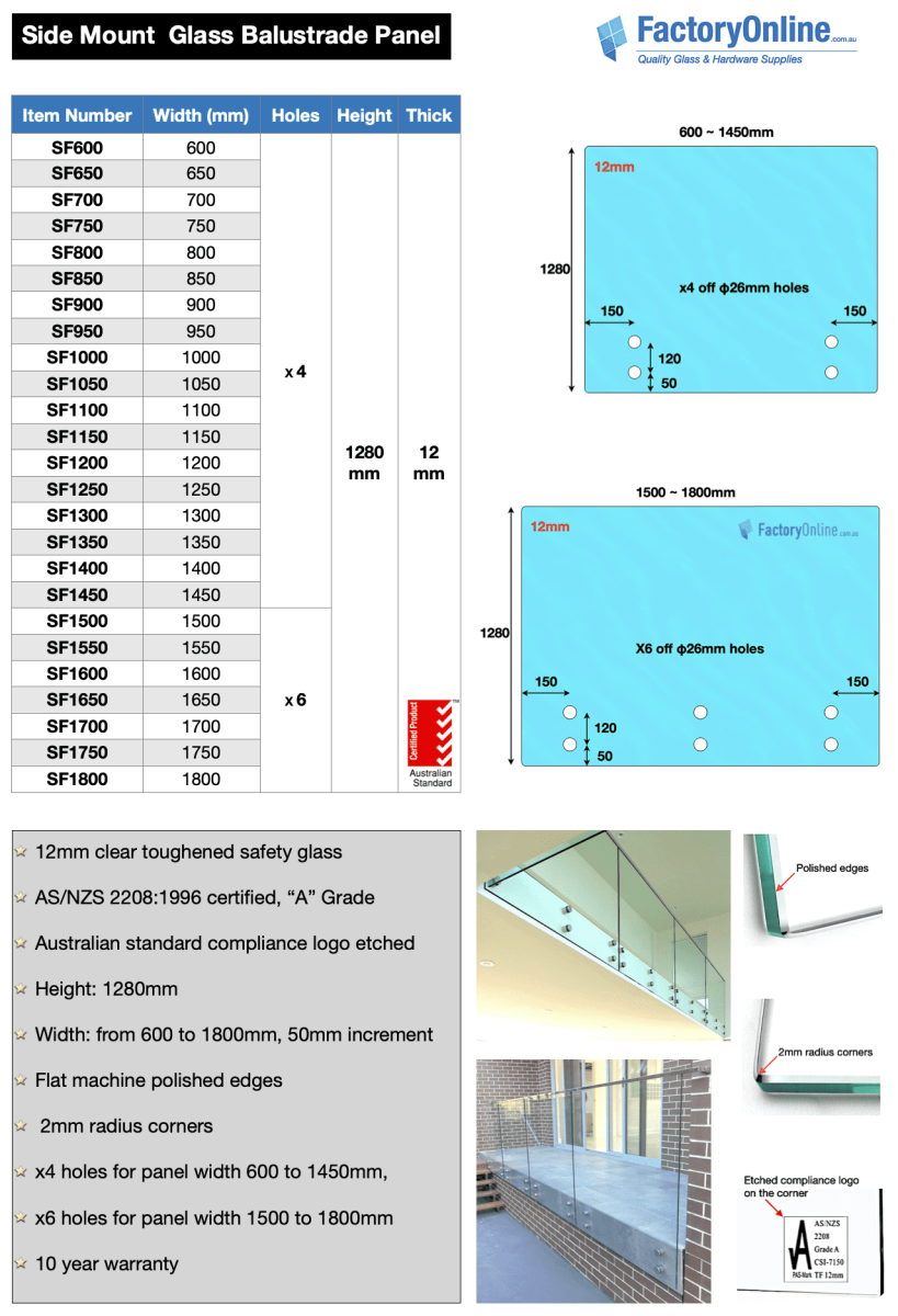 Face Mount Glass Balustrade Side Mount Pin Fixed Standoff Standoffs ...